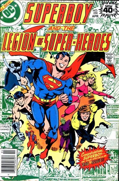 Superboy and the Legion of Super-Heroes #250 Comic