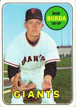 Bob Burda 1969 Topps #392 Sports Card