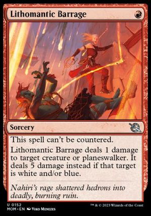 Lithomantic Barrage (March of the Machine)