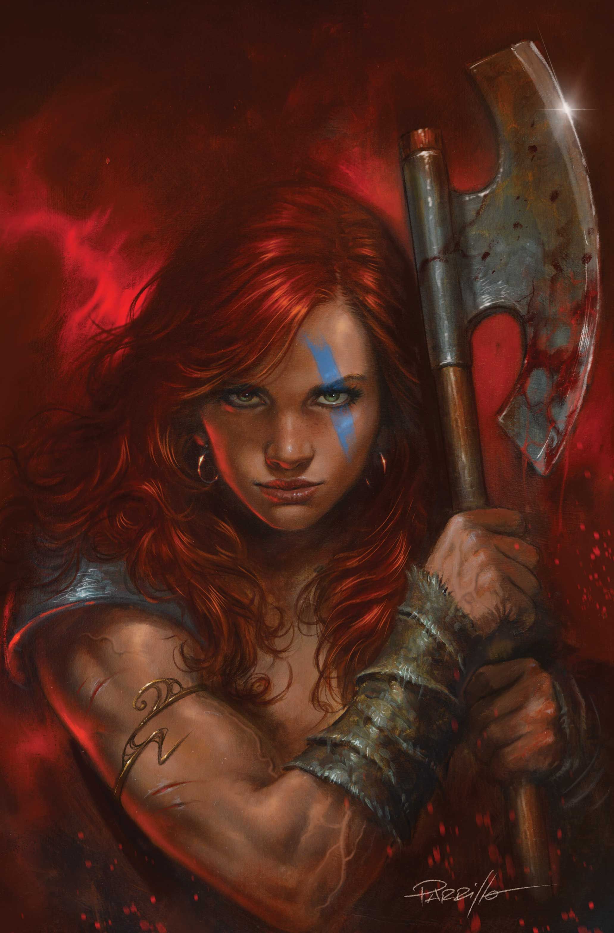 Red Sonja She Devil With A Sword #2 (Cvr K Inc 1:15 Lucio Parrillo Virgin Variant) Comic