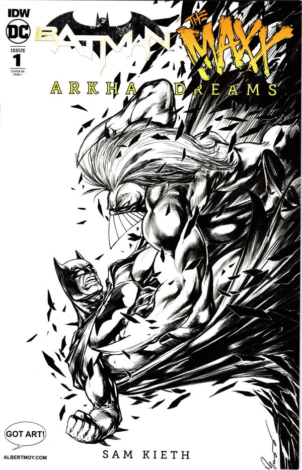 Batman / The Maxx: Arkham Dreams #1 (Buzz Sketch Cover)
