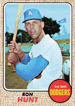 Ron Hunt 1968 Topps #15 Sports Card