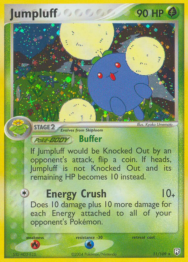 Jumpluff (11/109) - Team Rocket Returns Pokémon Card