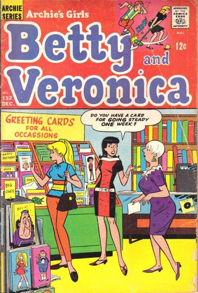 Archie's Girls Betty and Veronica #132 Comic