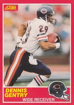 Dennis Gentry 1989 Score #153 Sports Card