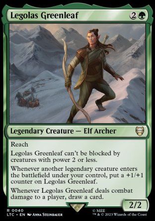 Legolas Greenleaf (The Lord of the Rings Commander Decks) Trading Card