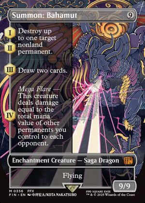 Summon: Bahamut (Final Fantasy - Borderless)