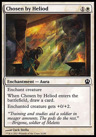 Chosen by Heliod (Theros) Trading Card