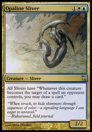 Opaline Sliver (Time Spiral) Trading Card