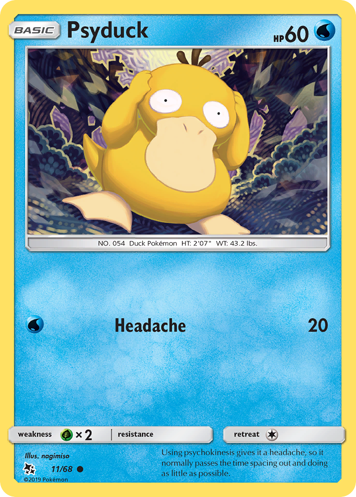 Psyduck (11/68) - Hidden Fates Pokémon Card