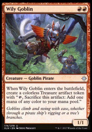 Wily Goblin (Ixalan) Trading Card