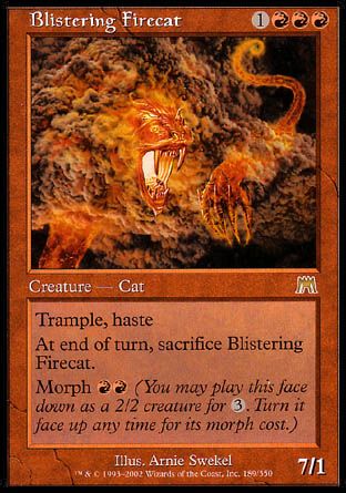 Blistering Firecat (Onslaught) Trading Card