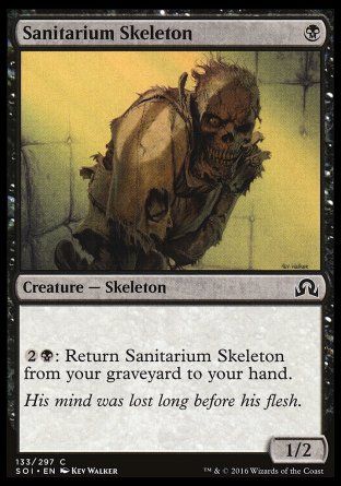 Sanitarium Skeleton (Shadows over Innistrad) Trading Card