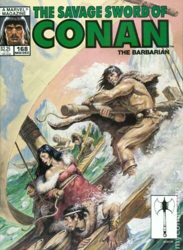 The Savage Sword of Conan #168 Comic