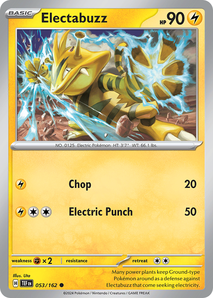 Electabuzz (53/162) - Temporal Forces Pokémon Card