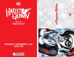 Harley Quinn #34 (Cvr C Stanley Artgerm Lau Dc Holiday Card Special Edition Var)