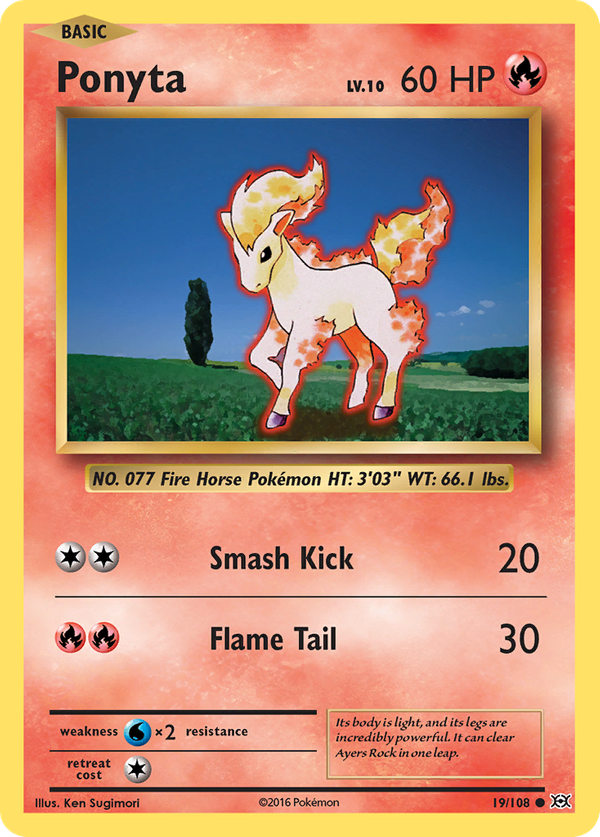 Ponyta (19/108) - Evolutions