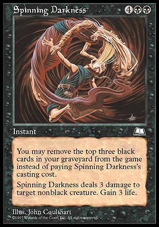 Spinning Darkness (Weatherlight) Trading Card