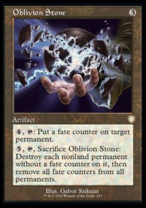 Oblivion Stone (The Brothers' War Commander Decks)