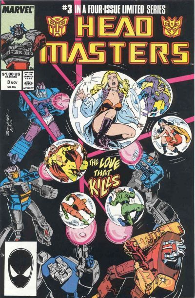 The Transformers: Headmasters #3 Comic