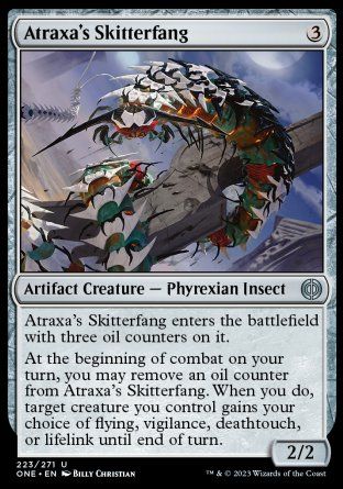 Atraxa's Skitterfang (Phyrexia: All Will Be One) Trading Card