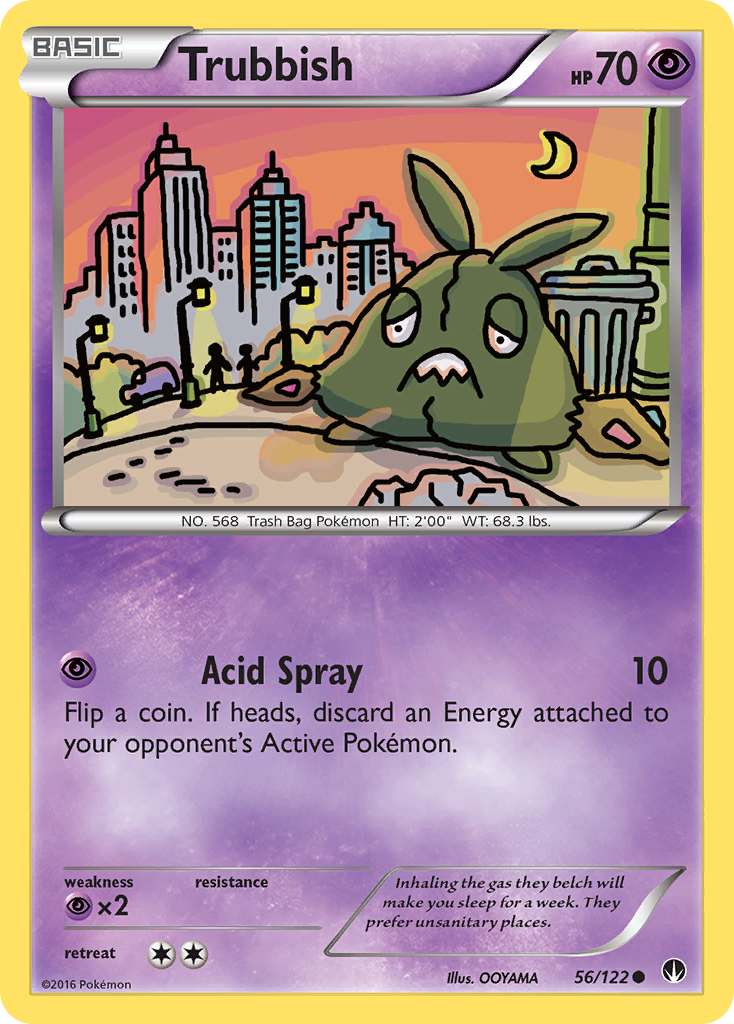 Trubbish (56/122) - BREAKpoint Pokémon Card