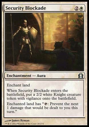 Security Blockade (Return to Ravnica) Trading Card