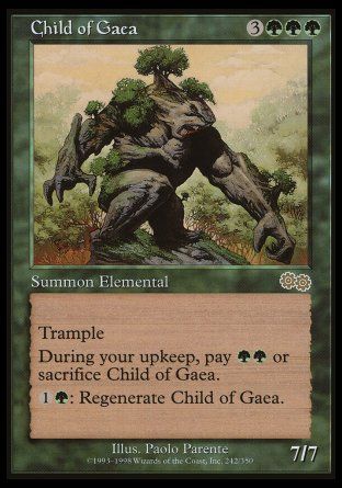 Child of Gaea (Urza's Saga) Trading Card