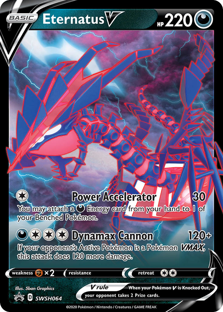 Eternatus V (SWSH064) - SWSH Black Star Promos Pokémon Card