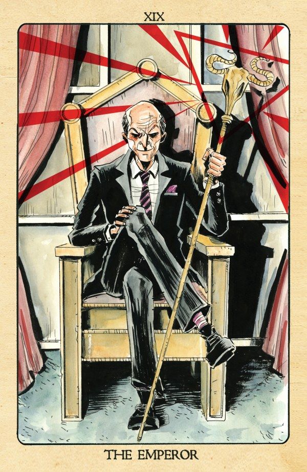 Minor Arcana #19 (Cover D 1:10 Jeff Lemire Tarot Virgin Variant) Comic