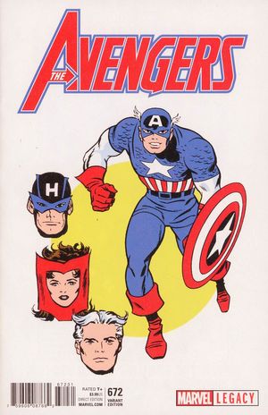 Avengers #672 (Kirby Heck 1965 T-shirt Variant Leg)