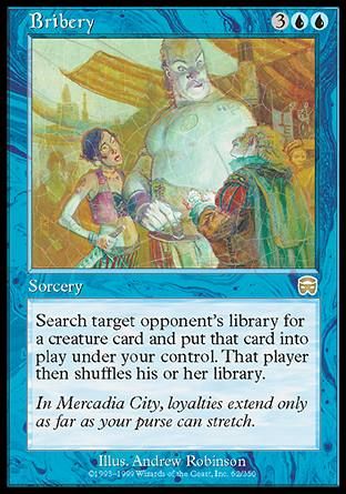 Bribery (Mercadian Masques) Trading Card