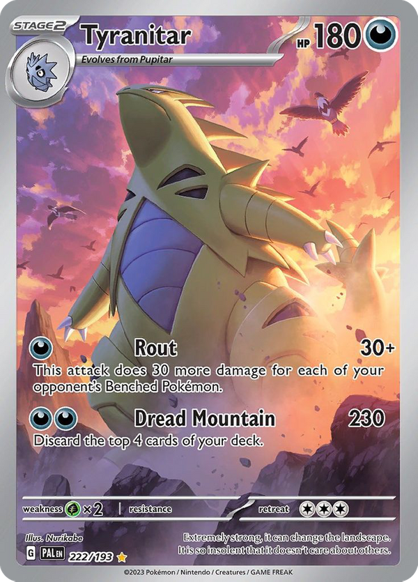 Tyranitar (222/193) - Paldea Evolved