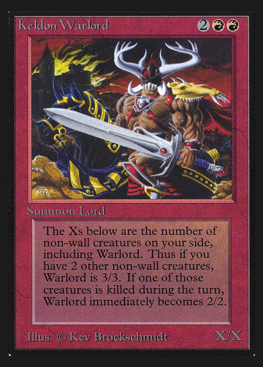 Keldon Warlord (Collector's Edition) Trading Card