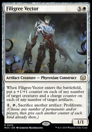 Filigree Vector (March of the Machine Commander Decks)