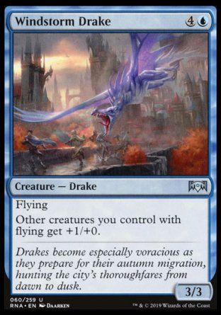 Windstorm Drake (Ravnica Allegiance) Trading Card