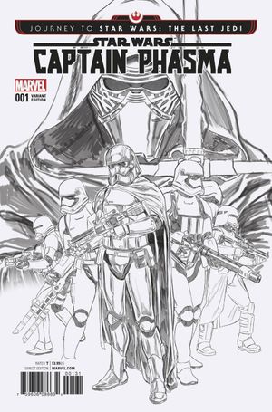 Journey to Star Wars: The Last Jedi - Captain Phasma #1 (B & W Variant)