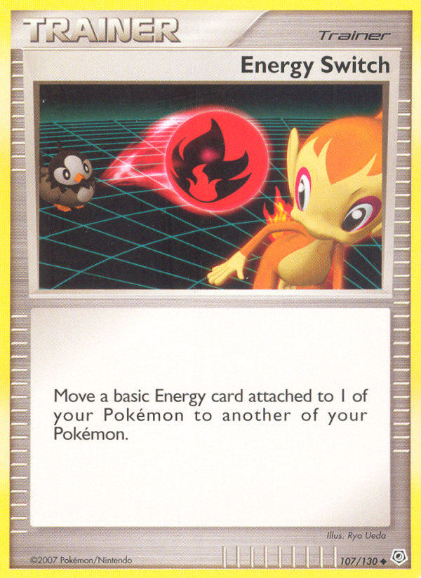 Energy Switch (Trainer: Item) (107/130) - Diamond & Pearl Pokémon Card