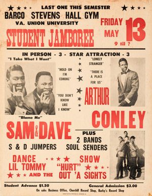 Sam & Dave Barco Stevens Hall Gym 1966