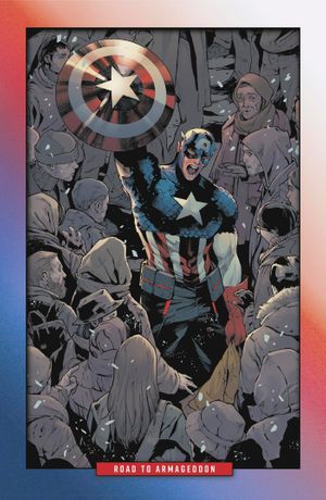 Captain America #4 (Valerio Schiti Ratio Virgin 2nd Printing Variant)
