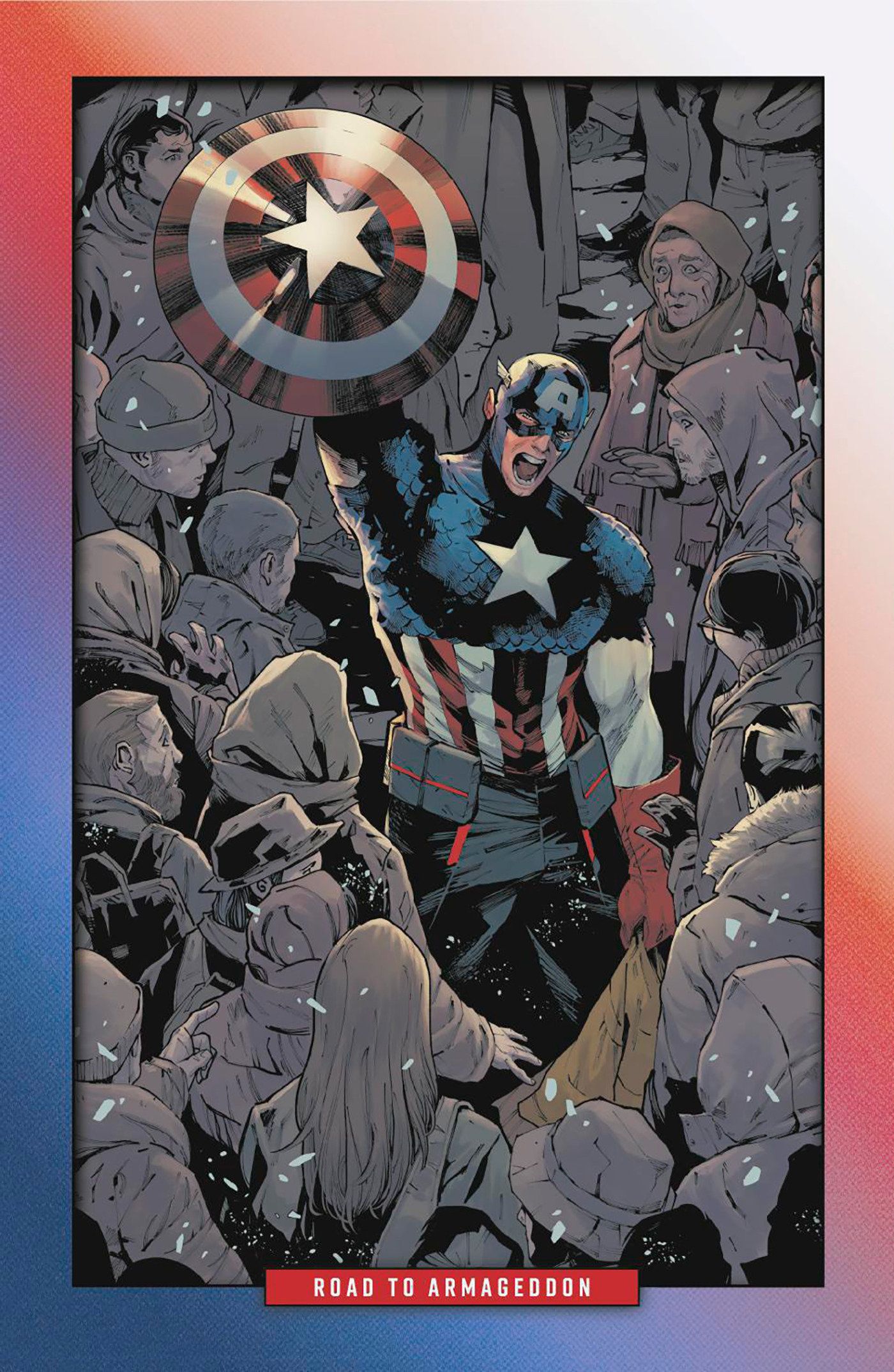Captain America #4 (Valerio Schiti Ratio Virgin 2nd Printing Variant) Comic