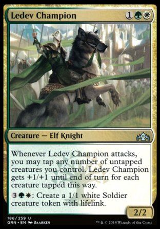 Ledev Champion (Guilds of Ravnica) Trading Card