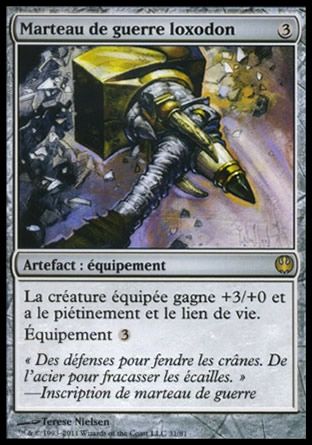 Loxodon Warhammer (Knights vs. Dragons) Trading Card