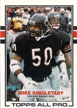 Mike Singletary 1989 Topps #58 Sports Card