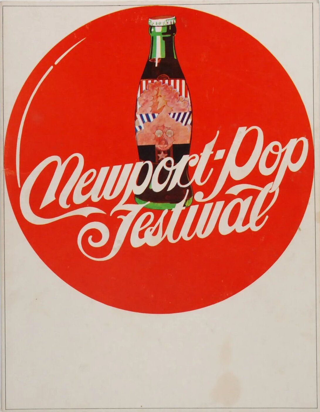 Newport Pop Festival Program 1968 Concert Poster