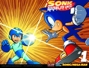 Sonic Worlds Unite Battles #1 (Robinson Variant Cover)