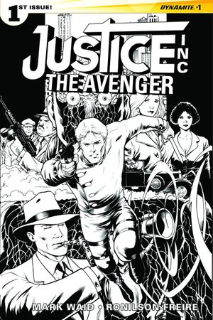 Justice, Inc.: The Avenger #1 (15 Copy Kitson B&amp;w Cover)