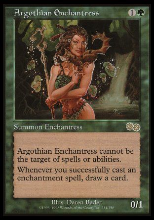 Argothian Enchantress (Urza's Saga) Trading Card