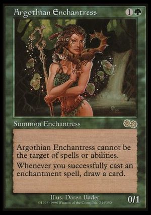 Argothian Enchantress (Urza's Saga)