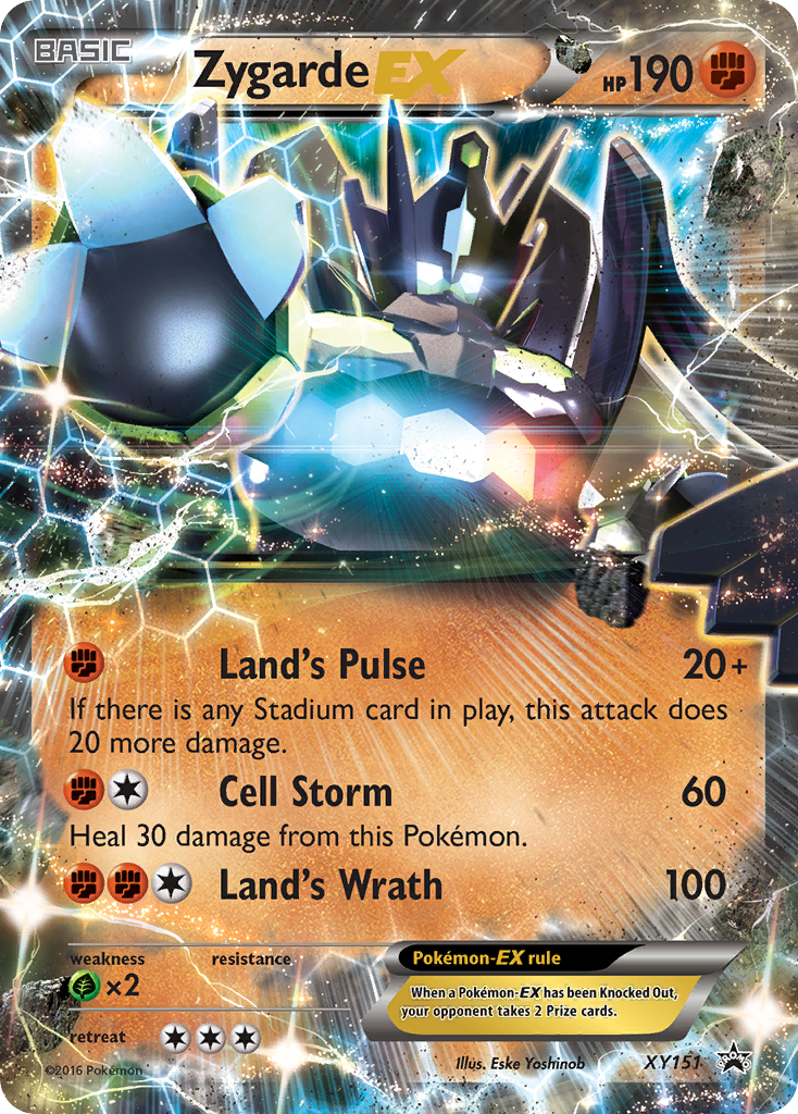 Zygarde EX (XY151) - XY Black Star Promos Pokémon Card